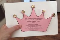 Fun And Cheap Diy Invitation For A Princess Birthdayba Shower pertaining to dimensions 2208 X 1656