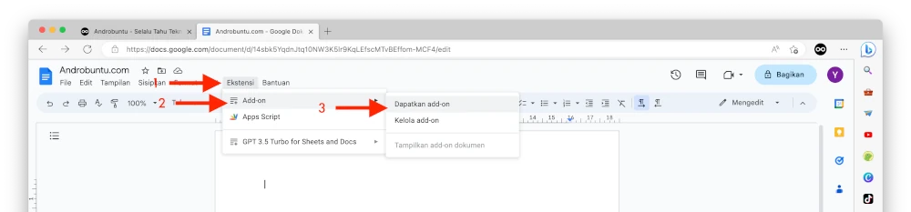 Cara Menggunakan ChatGPT di Google Docs 1