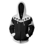 Naruto 6 Paths Black Zip Hoodie