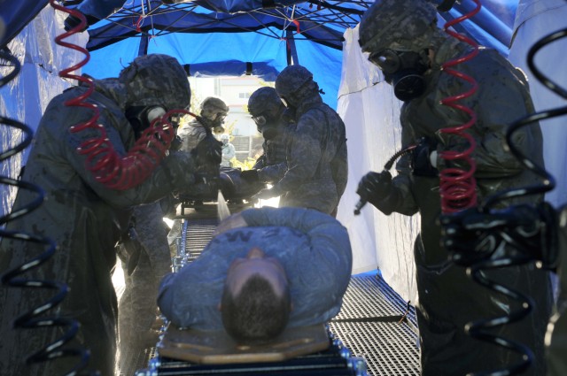 CBRN training tested in urban environment