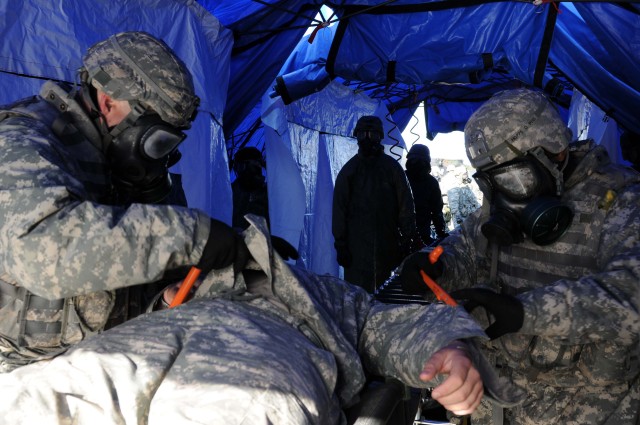 CBRN training tested in urban environment