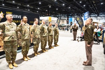 U.S. ARMY PARTICIPATES IN THE CHICAGO AUTO SHOW