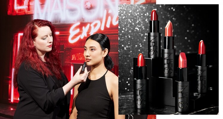 以個性彩妝綻放自信！NARS 全新 Explicit 赤吻緞光唇膏系列 迎接創立30周年