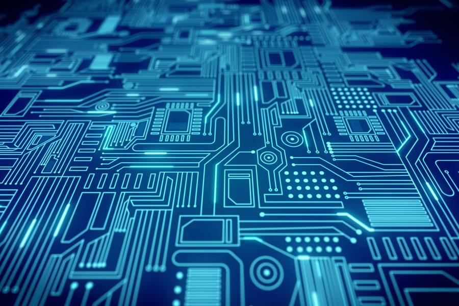 Illustration of circuit boards