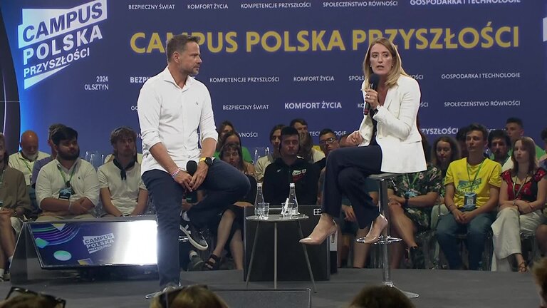 Official visit by Roberta METSOLA, EP President to Olsztyn (Poland): extracts from the participation to "The Future of Poland 2024" event at the University of Warmia and Mazury