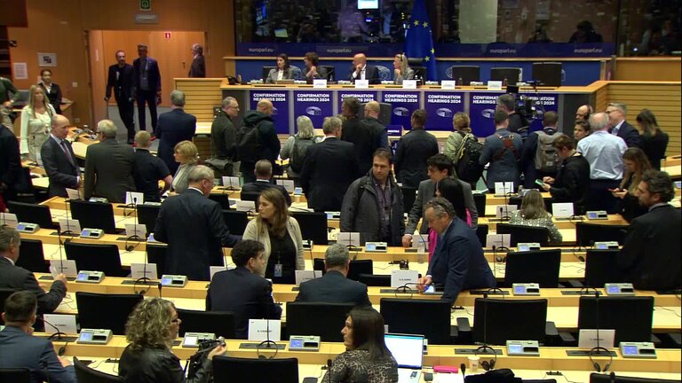 Confirmation hearing of Apostolos TZITZIKOSTAS, Commissioner-designate, Sustainable Transport and Tourism: arrivals and opening statement by Elissavet VOZEMBERG-VRIONIDI (EPP, EL), Chair of the Committee on Transport and Tourism (TRAN)