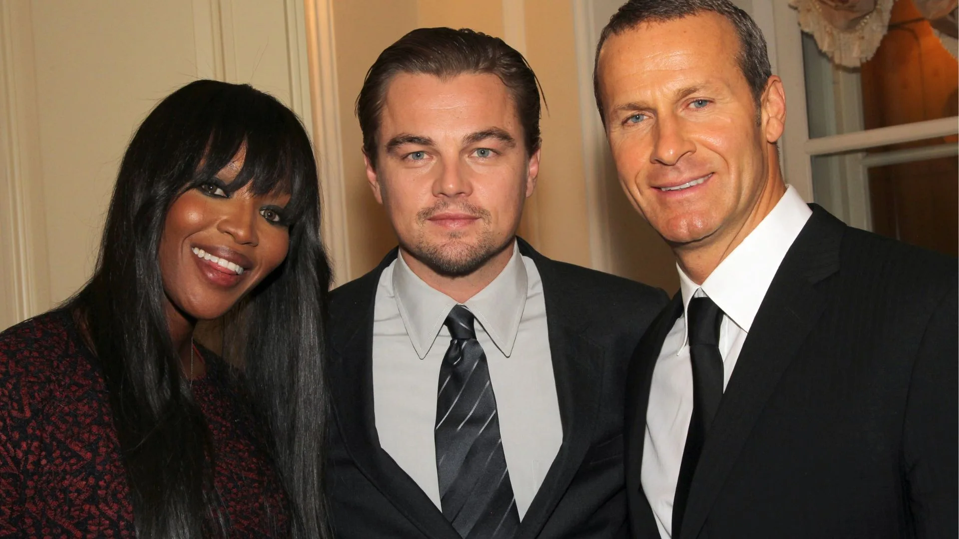 Naomi Campbell, Leonardo DiCaprio and Vladimir Doronin.