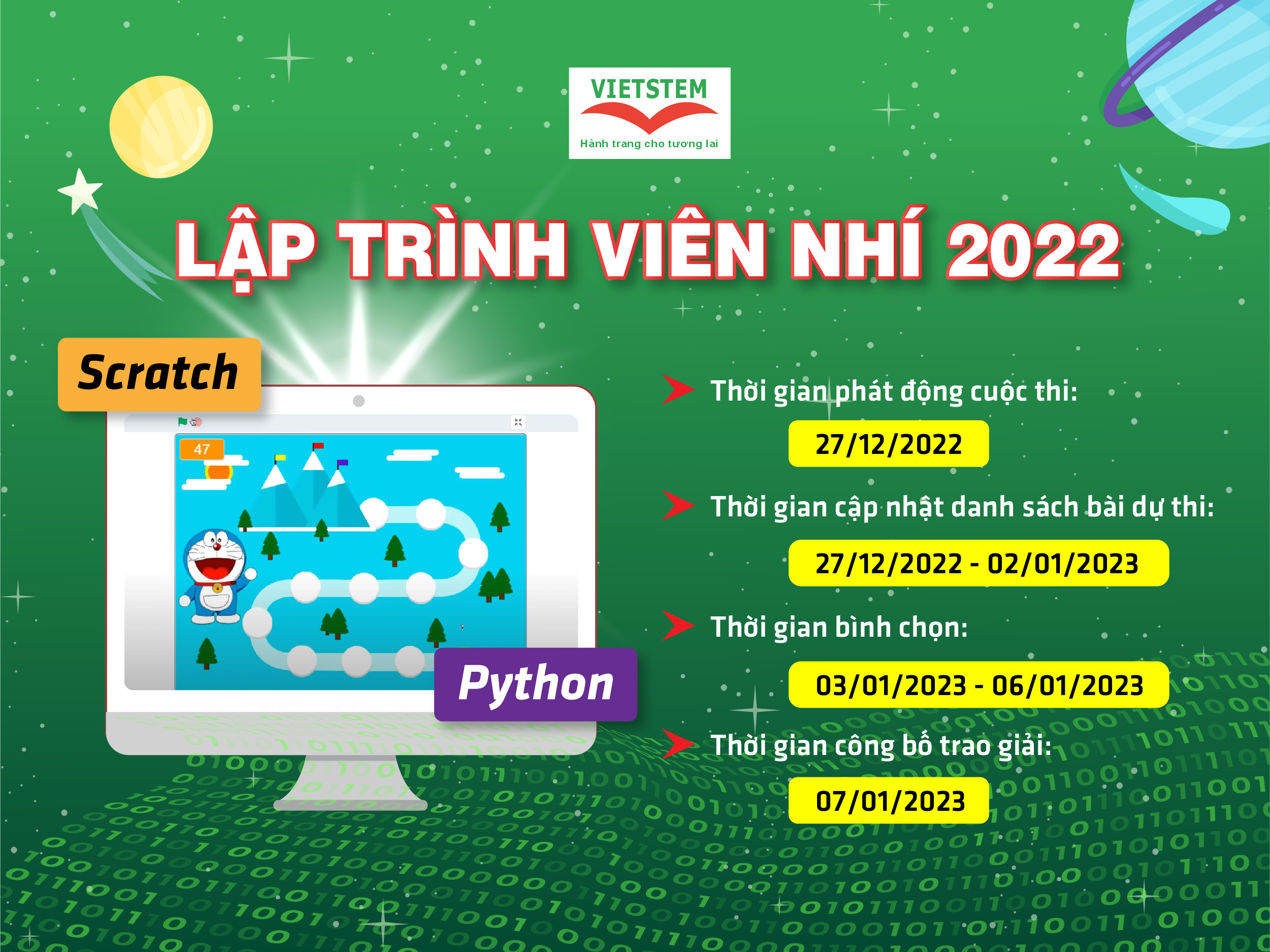 Thể lệ cuộc thi "Lập trình viên nhí 2022"