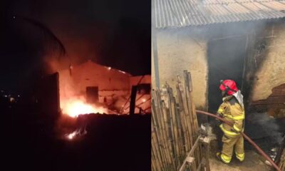 O Corpo de Bombeiros foi acionado nos dois episódios, no bairro Mirante, as chamas partiram de um estabelecimento comercial (Corpo de Bombeiros)