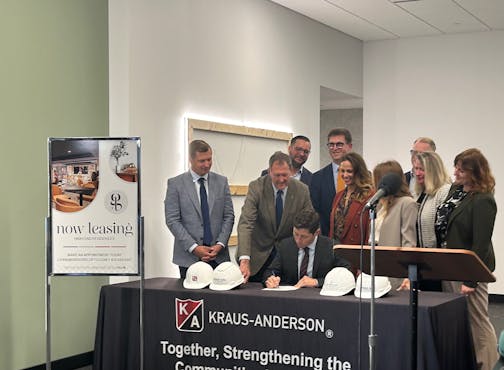 Minneapolis Mayor Jacob Frey signs a law that removes red tape for developers converting office buildings into housing.