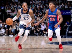 Monte Morris joined the Timberwolves at the trade deadline last season.