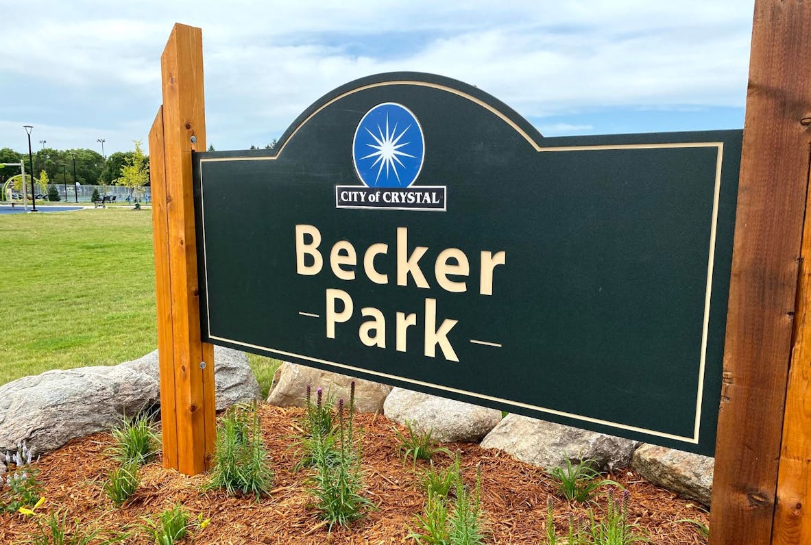 Becker Park has been the target of two mass gatherings of teenagers in recent weeks, according to Crystal police.