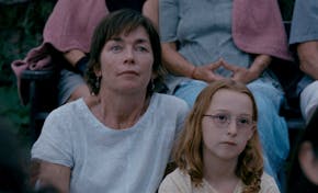 Julianne Nicholson, left, and Zoe Ziegler in "Janet Planet." (Courtesy of A24/TNS)