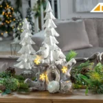 diy white christmas decoration