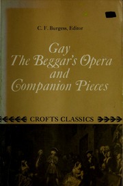 Cover of edition beggarsoperac00gayj