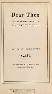 Cover of edition deartheoautobiog0000gogh