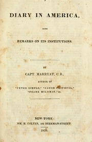 Cover of edition diaryinamericawi00marr