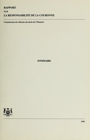 Cover of edition esfreportonliabi00onta