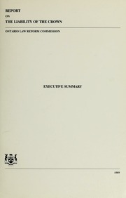 Cover of edition esreportonliabil00onta