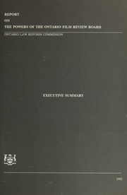 Cover of edition esreportonpowers00onta