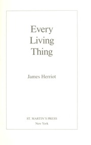 Cover of edition everylivingthing00herr_0