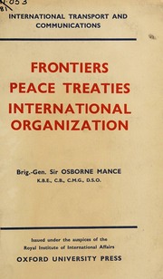 Cover of edition frontiers0000manc