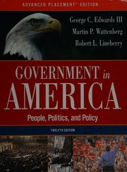 Cover of edition governmentinamer0000edwa_a1i5