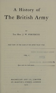 Cover of edition historyofbritish0000fort