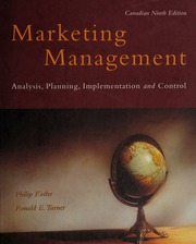 Cover of edition marketingmanagem0000kotl