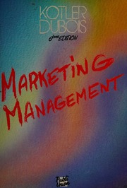 Cover of edition marketingmanagem0000kotl_h5z7