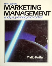 Cover of edition marketingmanagem00kotl_2