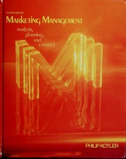 Cover of edition marketingmanagem4th00kotl