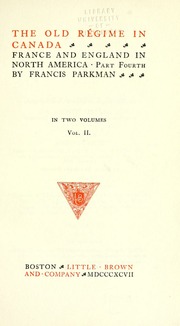 Cover of edition oldrgimeincana782park