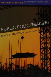 Cover of edition publicpolicymaki0000ande_i8c2