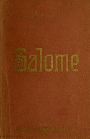 Cover of edition salomedramainein00stra