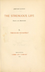 Cover of edition strenuouslifeess01roos