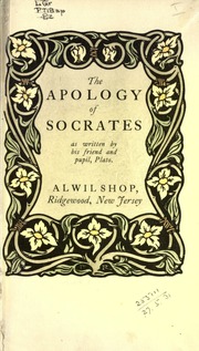 Cover of edition theapologyofsocr00socruoft