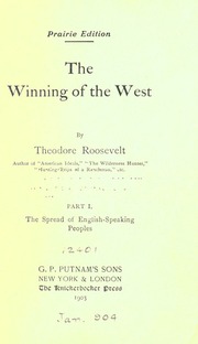 Cover of edition winningofwest01roosiala