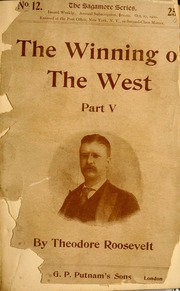 Cover of edition winningofwest05roos