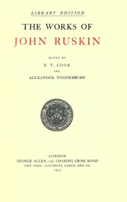 Cover of edition worksofjohnruski01ruskiala