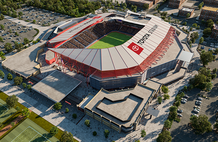 Toyota Stadium in Frisco, Texas