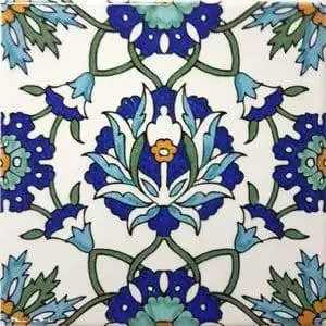 Lori Dark Blue pool waterline tile porcelain