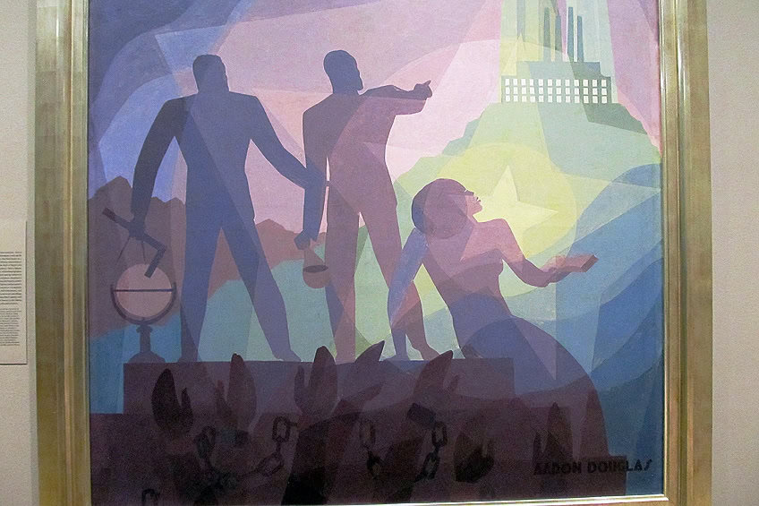 the negro in african setting by aaron douglas