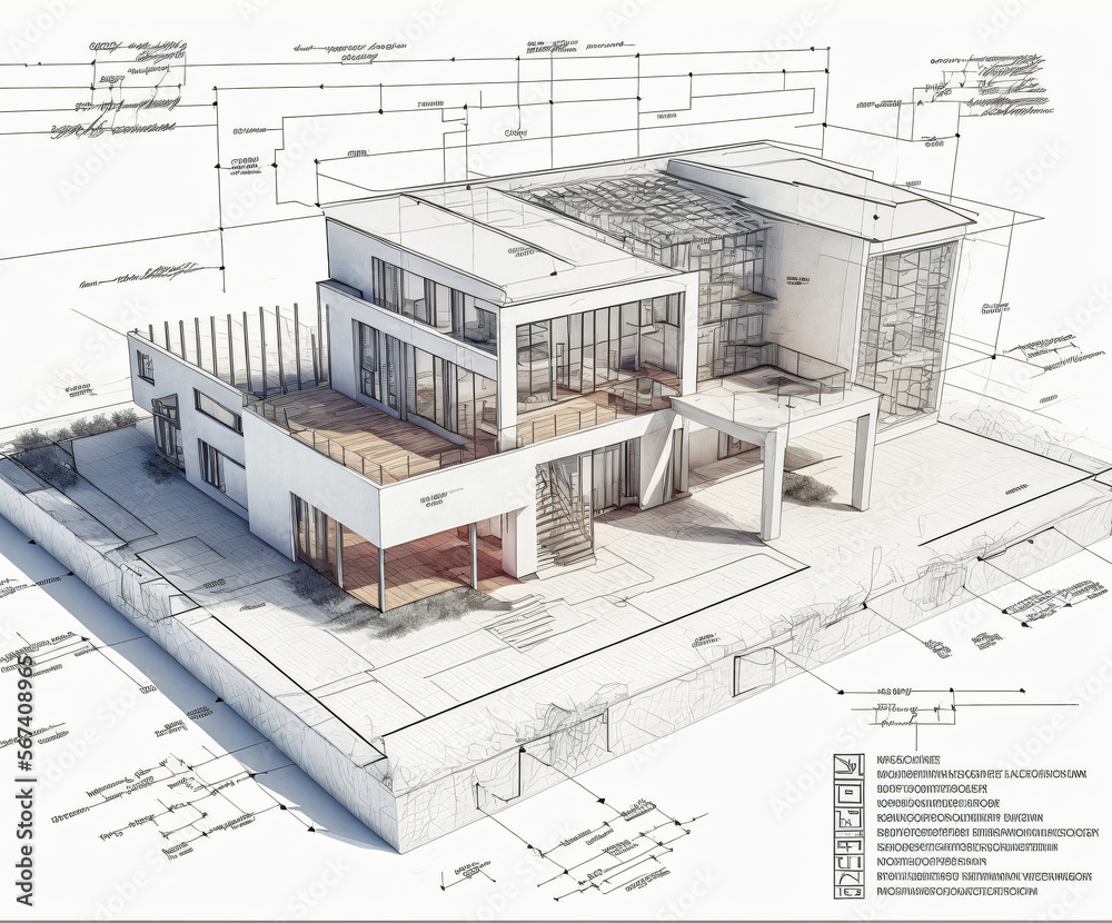 Modern Houses Blueprints