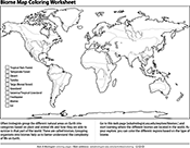 Biome map drawing activity