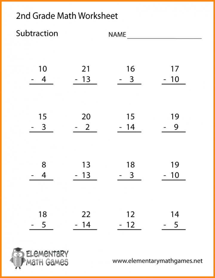 Addition Downloadable Printable Pdf 2nd Grade Math Worksheets Pdf