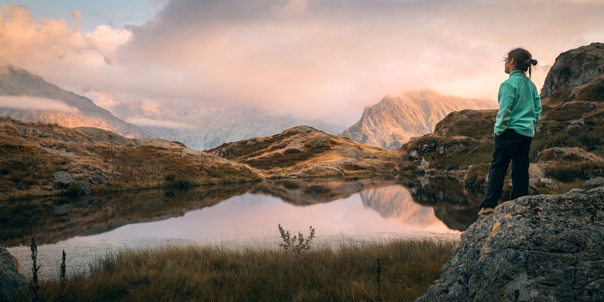 Les Alpes françaises en automne. 