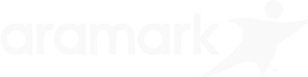 Aramark logo in white