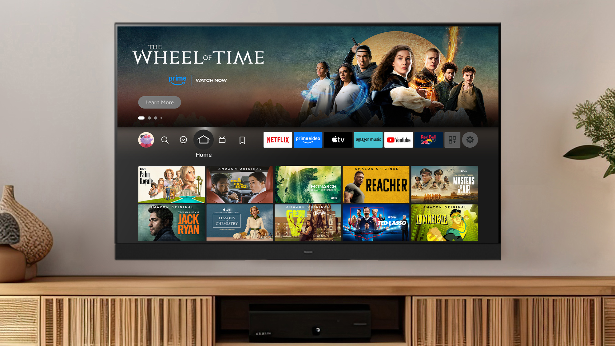 Amazon’s Fire TV built in is now available in Panasonic's new smart TVs in the U.S.