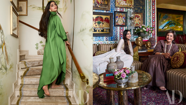 Sonam Kapoor's Mumbai home is a maximalist cocoon of Indian craftsmanship and heritage